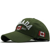 Canadian Flag Cotton Baseball Cap – Unisex Outdoor Sports Hat